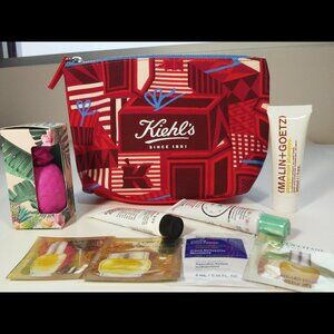 Mixed Lot Cosmetics Kiehl's L'Occitane Smith's Malin & more + MAKE UP BAG - NEW